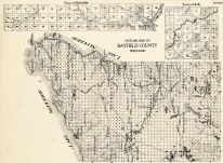 Bayfield County Outline - Barksdale, Kelly, Wisconsin State Atlas 1930c